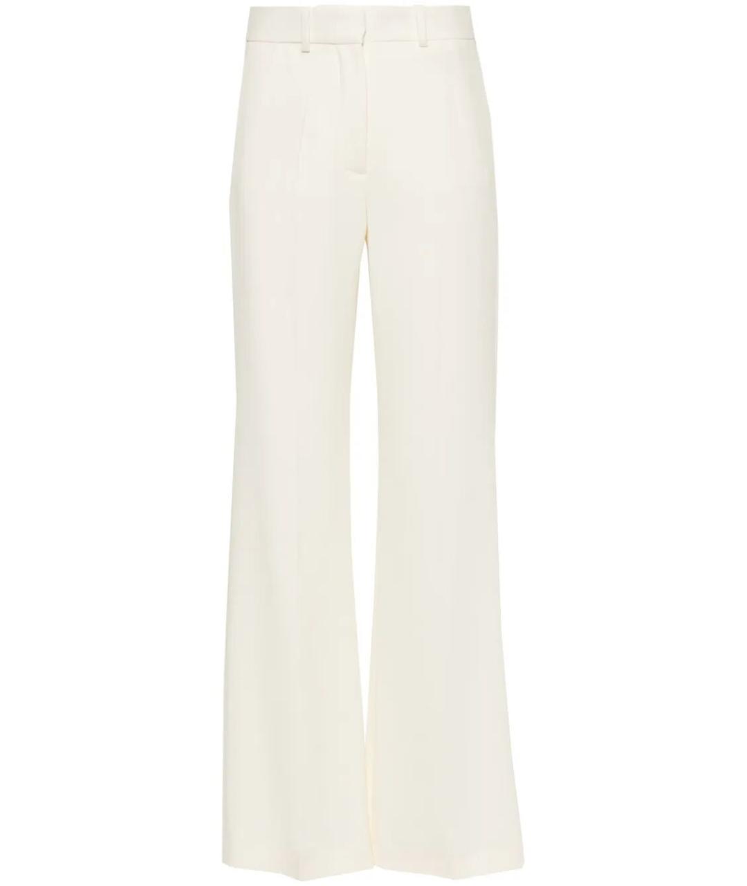 JOSEPH Белые вискозные прямые брюки, фото 1