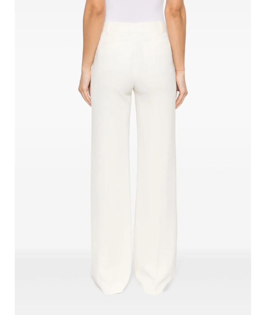 JOSEPH Белые вискозные прямые брюки, фото 5