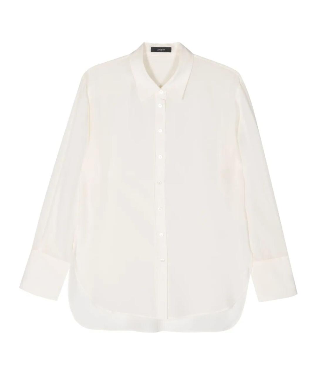 JOSEPH Белая шелковая рубашка, фото 1