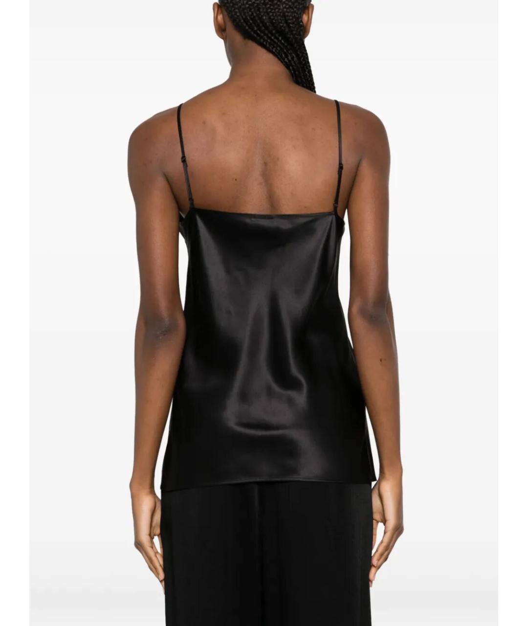 JOSEPH Черная шелковая майка, фото 3