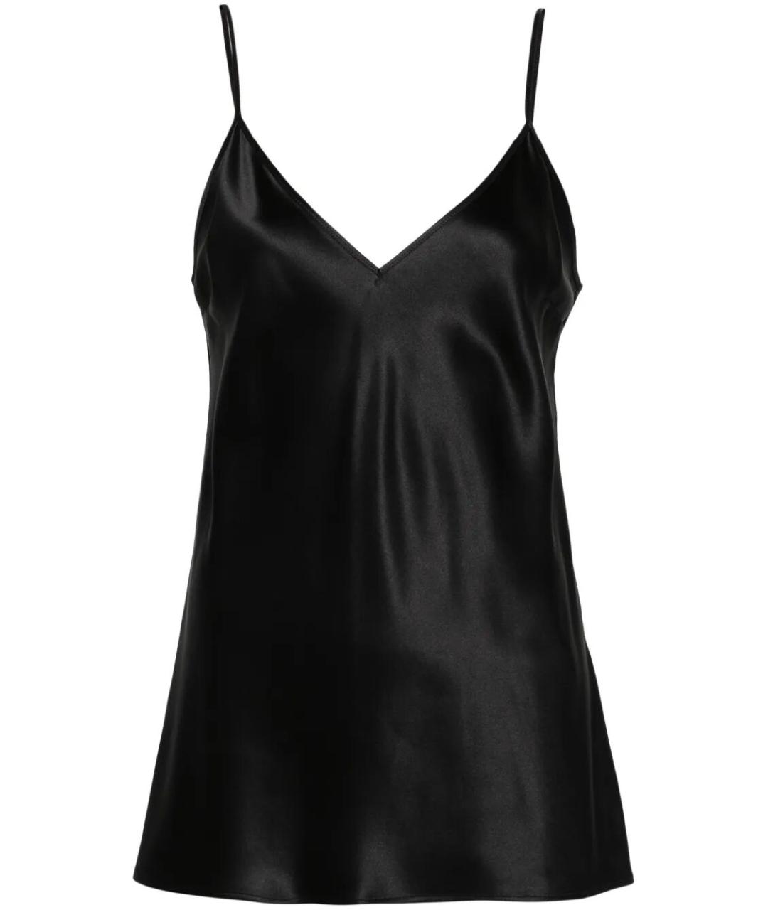 JOSEPH Черная шелковая майка, фото 1