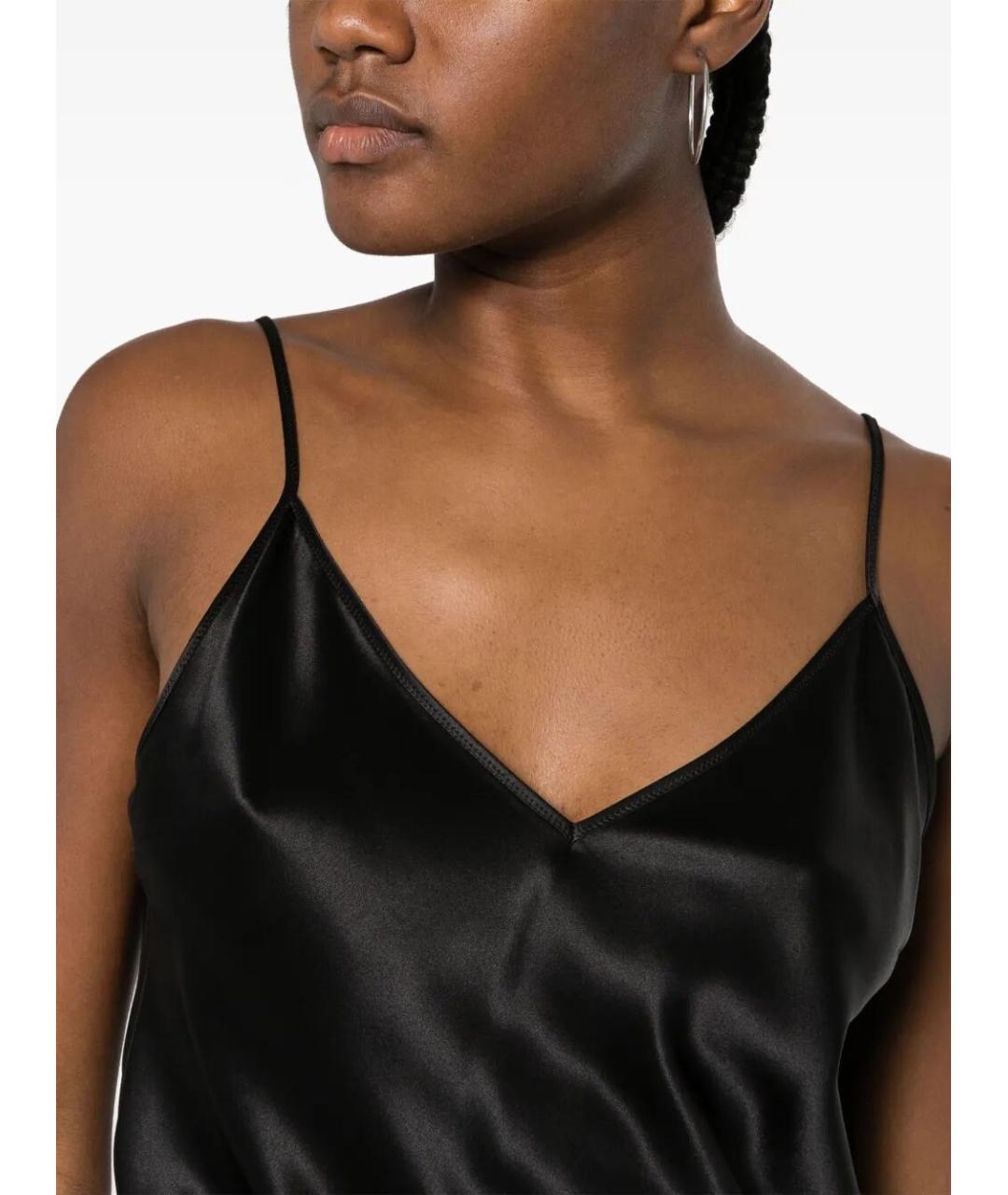 JOSEPH Черная шелковая майка, фото 2