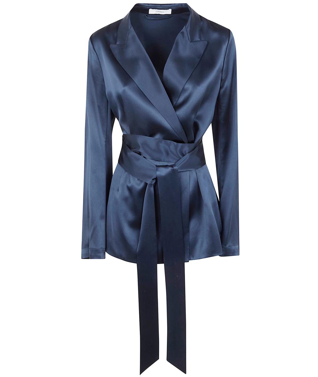 JOSEPH Синий шелковый жакет/пиджак, фото 1