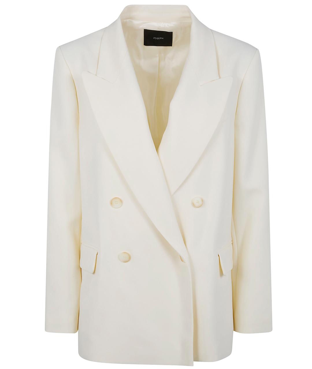 JOSEPH Белый вискозный жакет/пиджак, фото 1