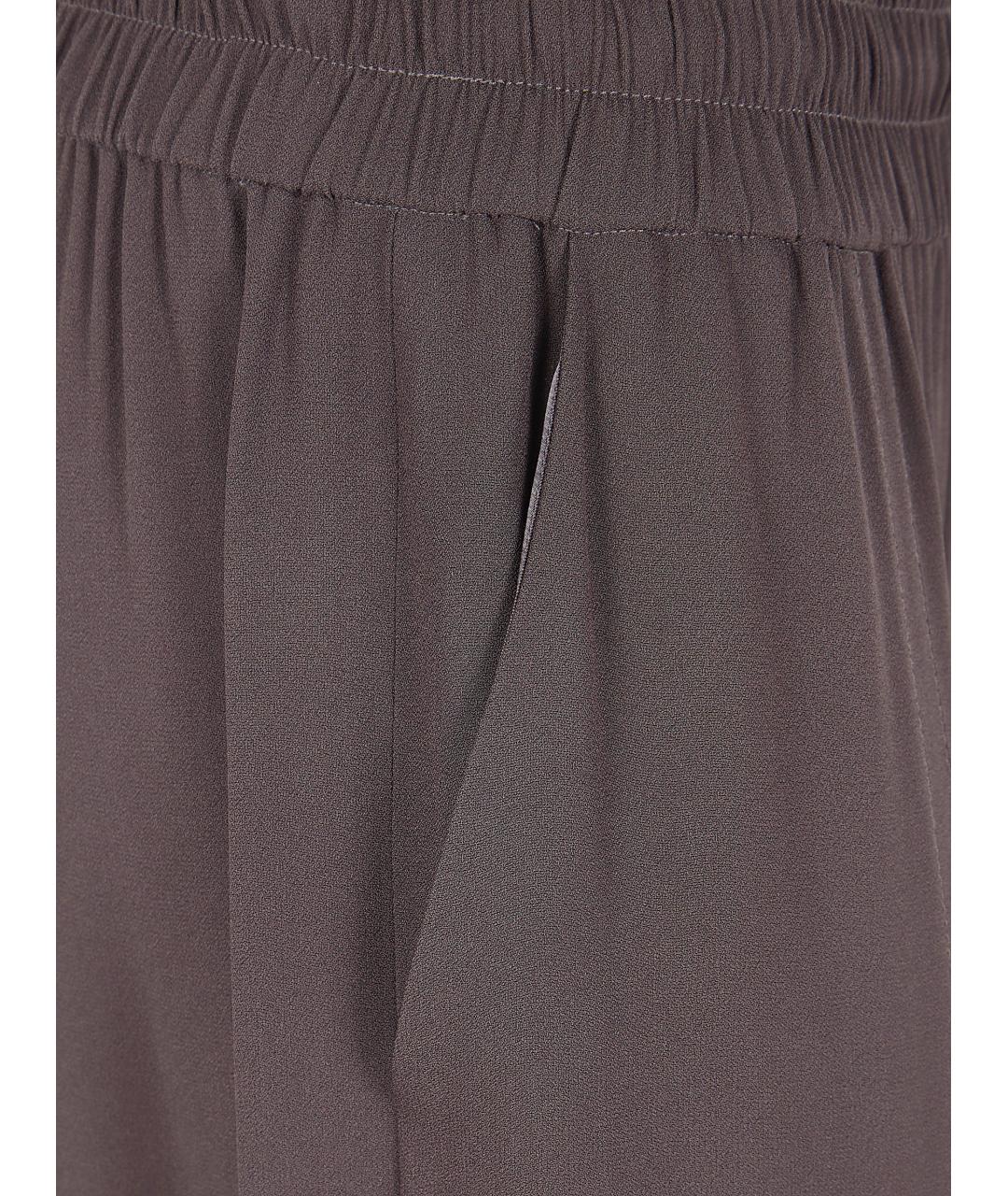 JOSEPH Коричневые вискозные прямые брюки, фото 3