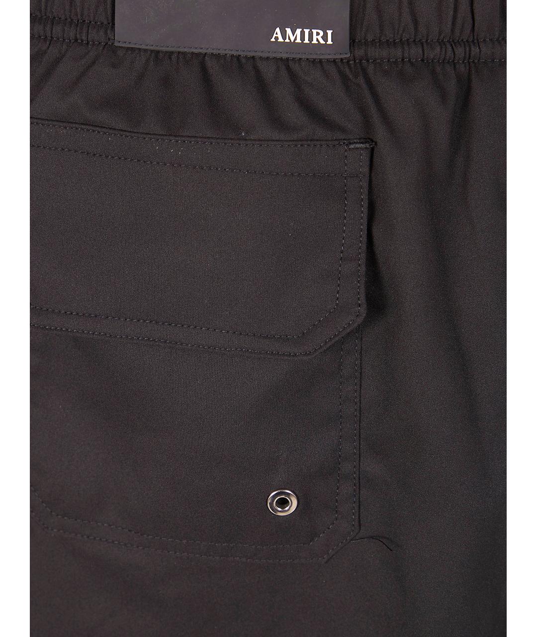 AMIRI Черные полиэстеровые плавки, фото 3