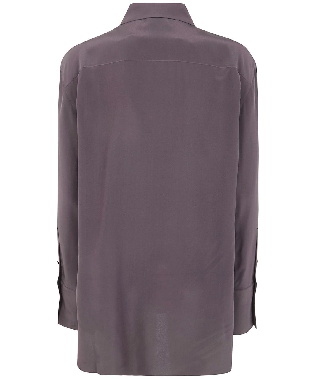 JOSEPH Коричневая шелковая рубашка, фото 2