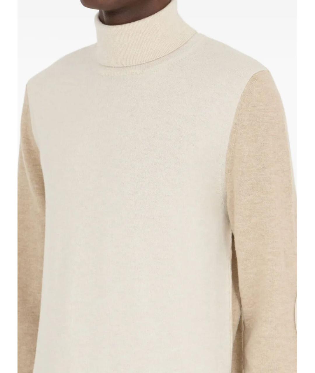 MAISON MARGIELA Бежевый шерстяной джемпер / свитер, фото 5