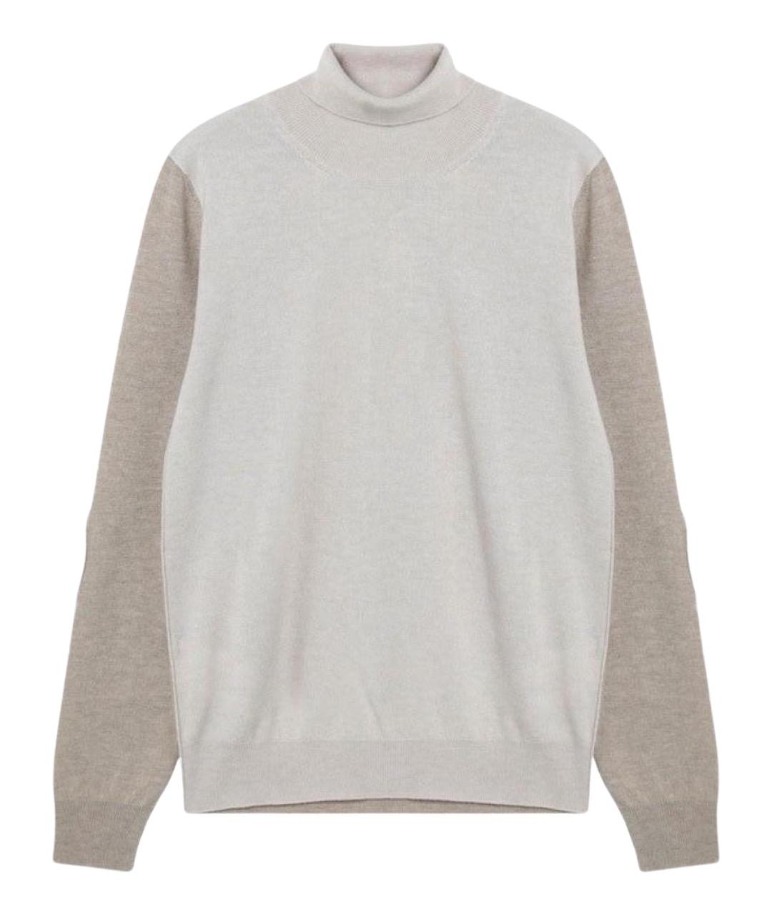 MAISON MARGIELA Бежевый шерстяной джемпер / свитер, фото 1