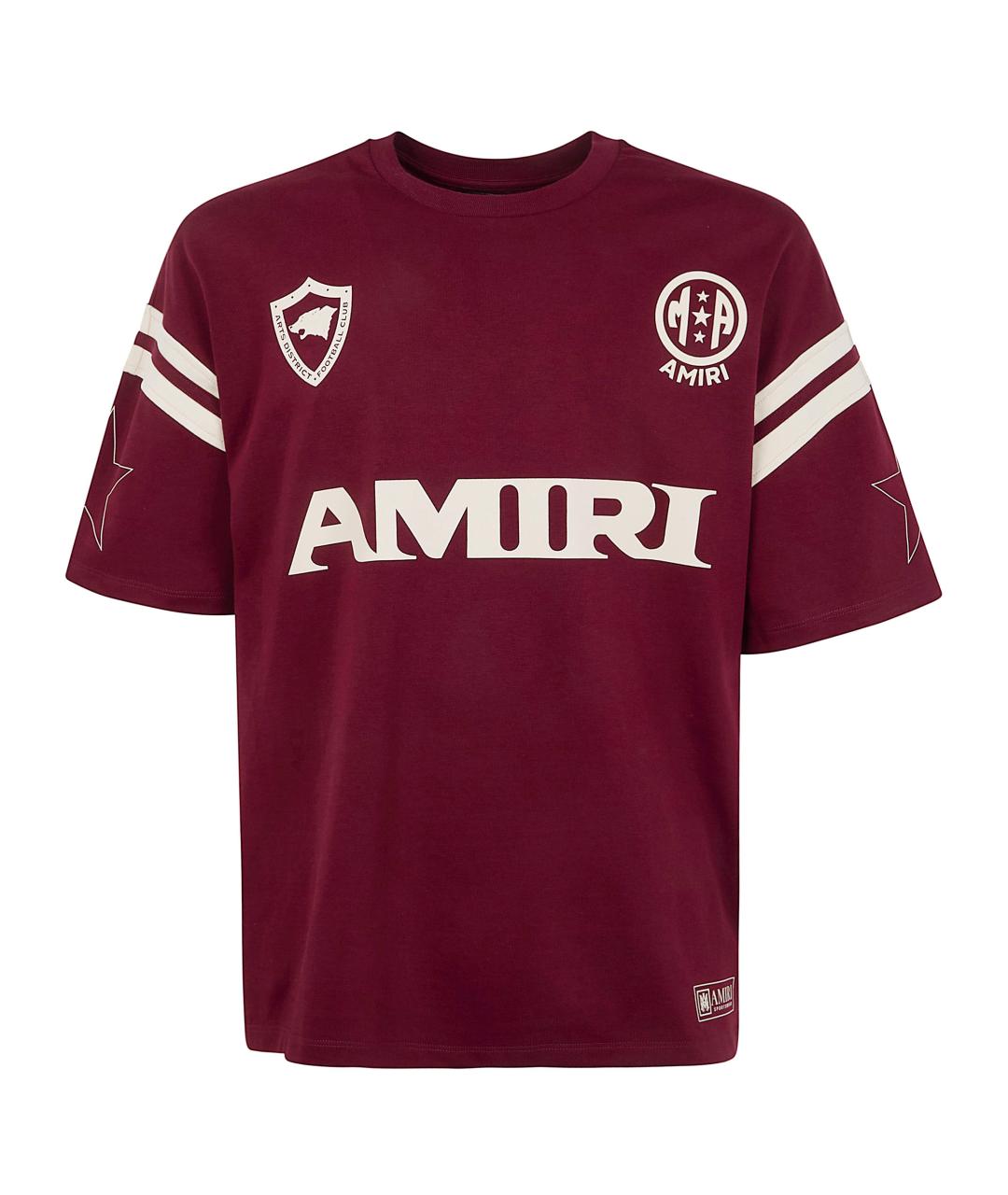 AMIRI Красная хлопковая футболка, фото 1