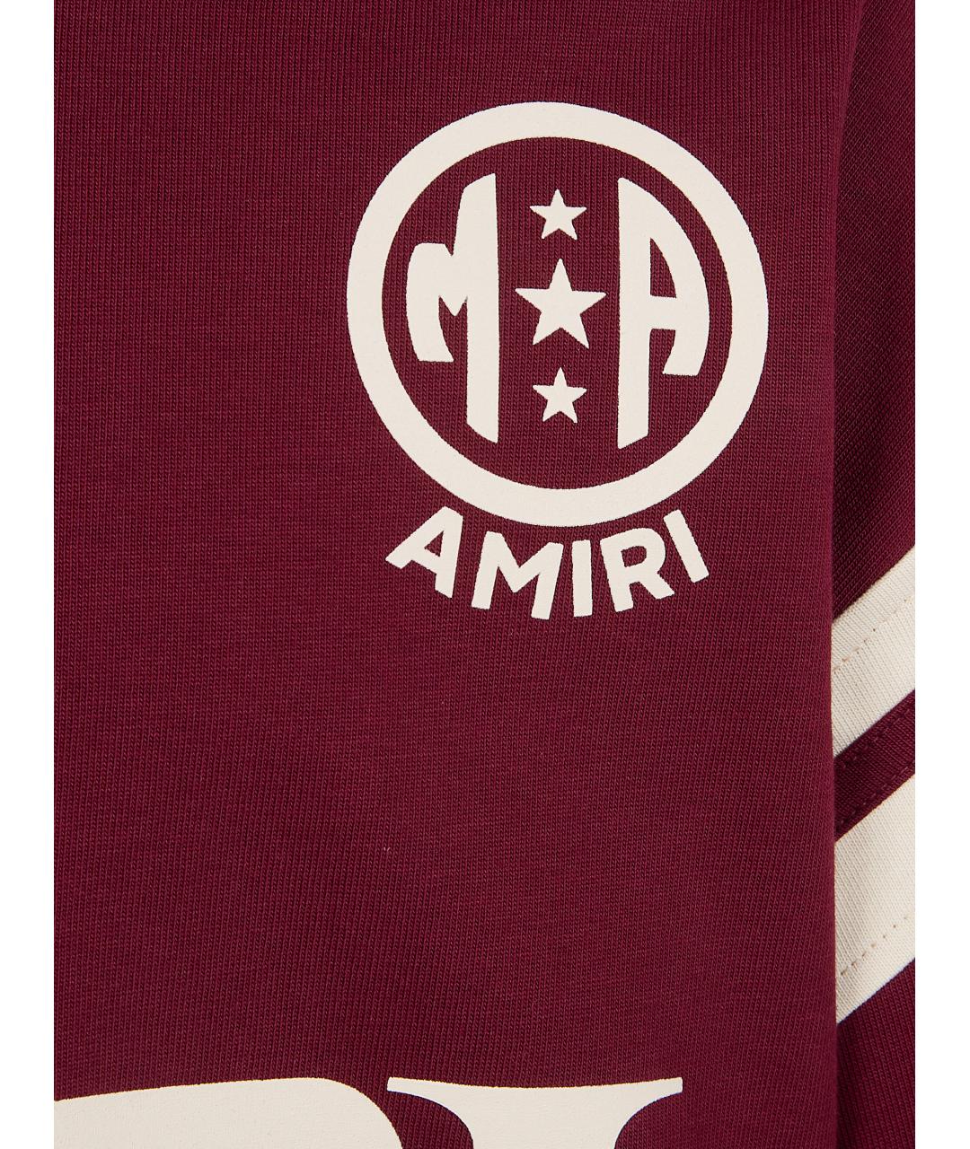 AMIRI Красная хлопковая футболка, фото 3