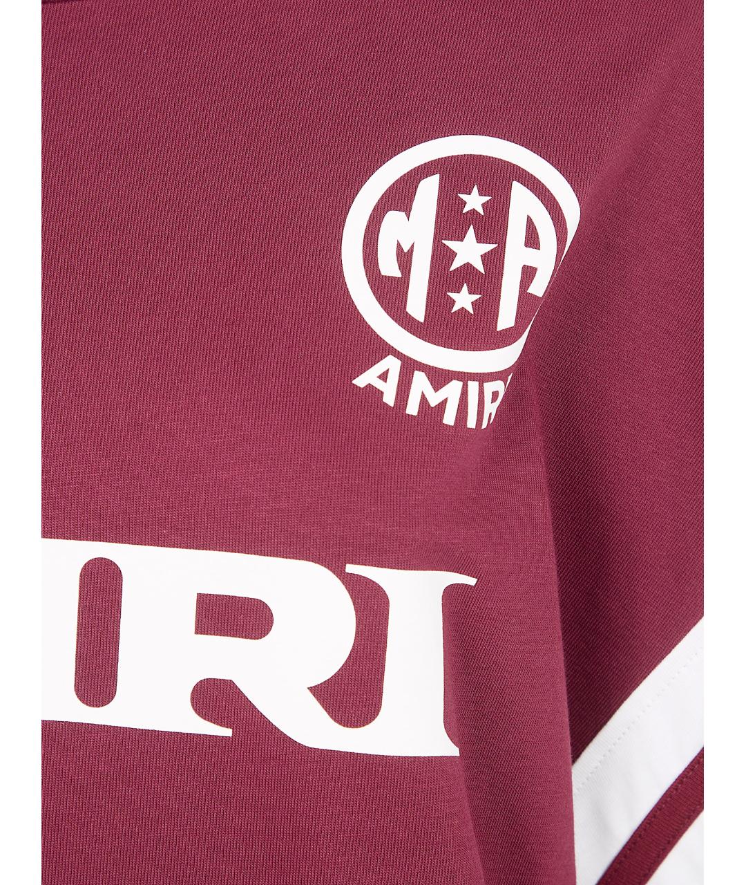 AMIRI Красная хлопковая футболка, фото 3