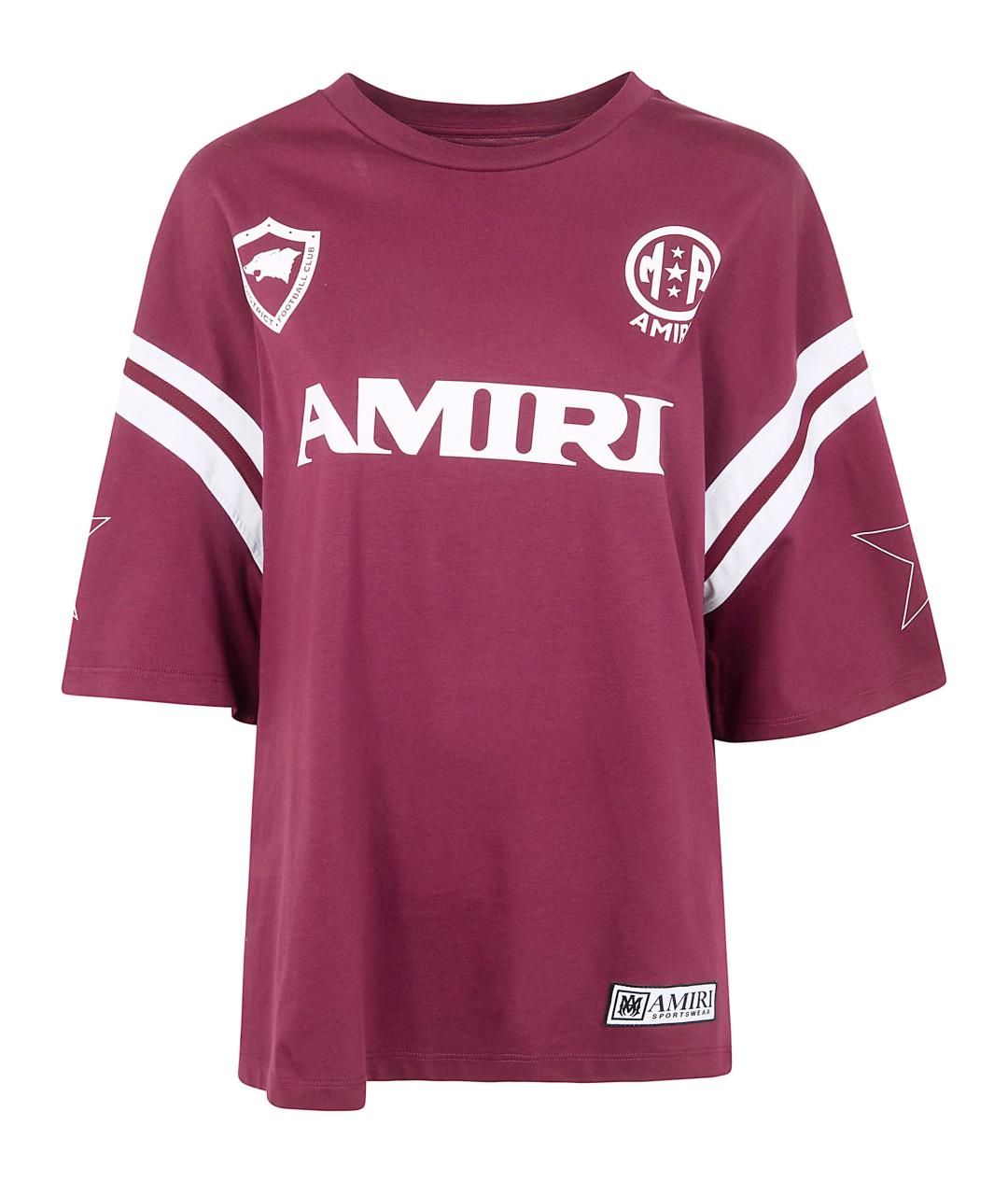 AMIRI Красная хлопковая футболка, фото 1