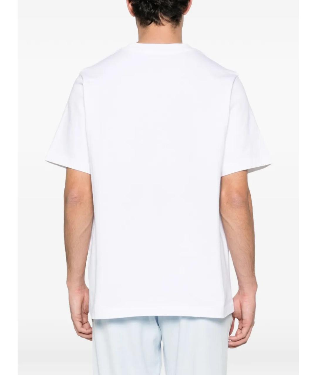 CASABLANCA Белая хлопковая футболка, фото 2