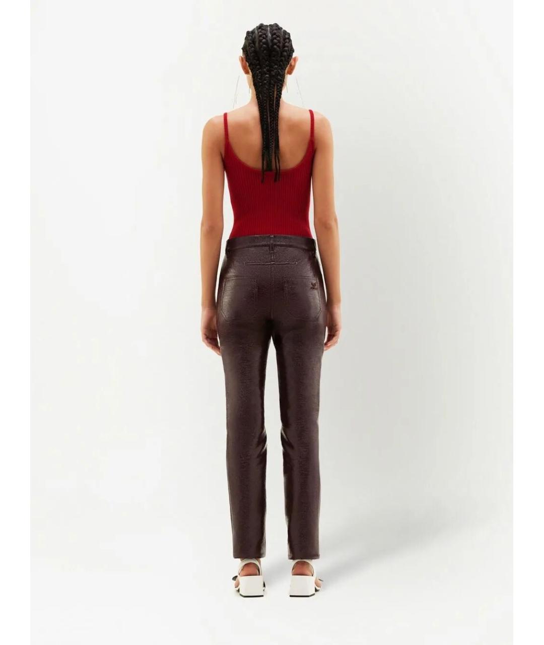 COURREGES Красная полиэстеровая майка, фото 3