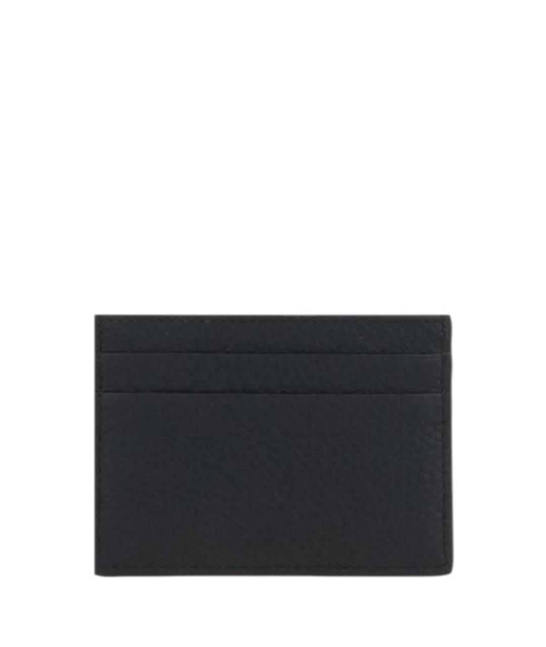 DOLCE&GABBANA Черный кожаный кардхолдер, фото 2