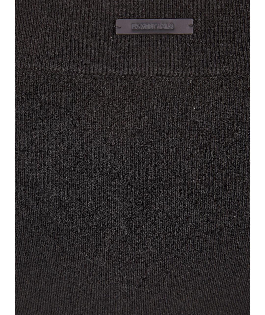 FEAR OF GOD ESSENTIALS Черные полиэстеровые шорты, фото 3