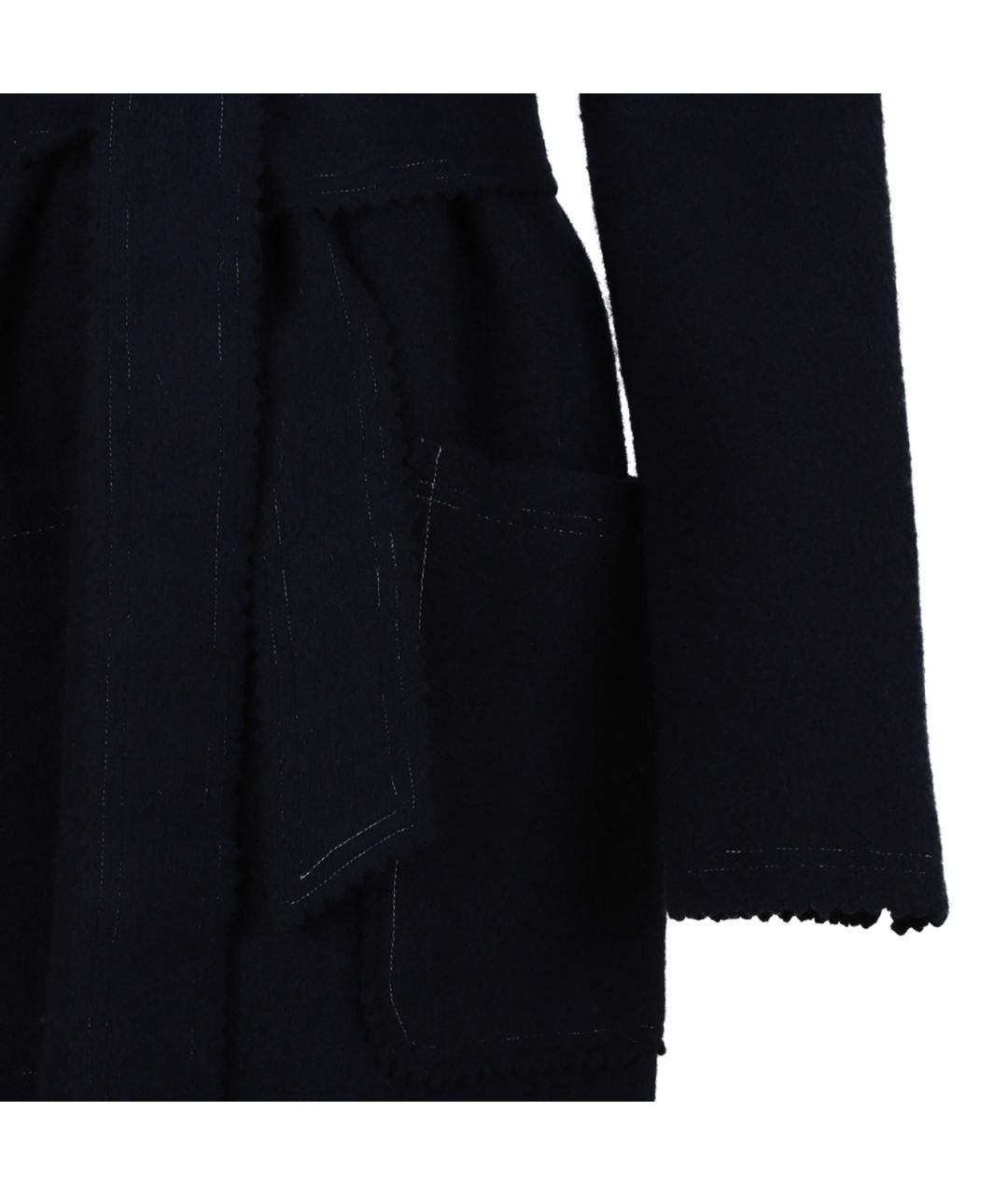 MAX MARA Черное шерстяное пальто, фото 4