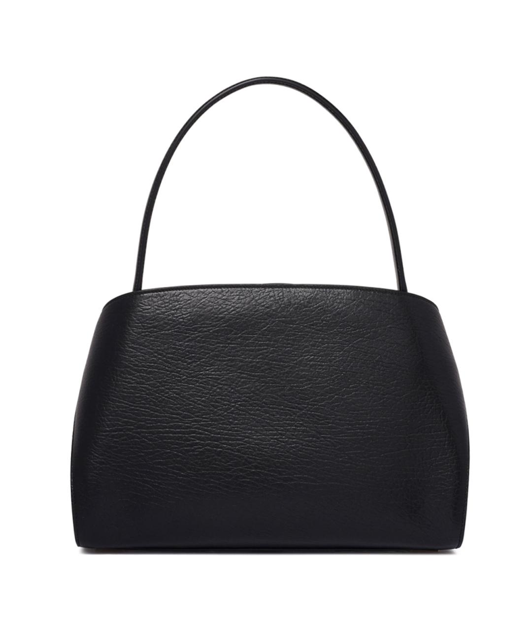 FERRAGAMO Черная кожаная сумка через плечо, фото 2