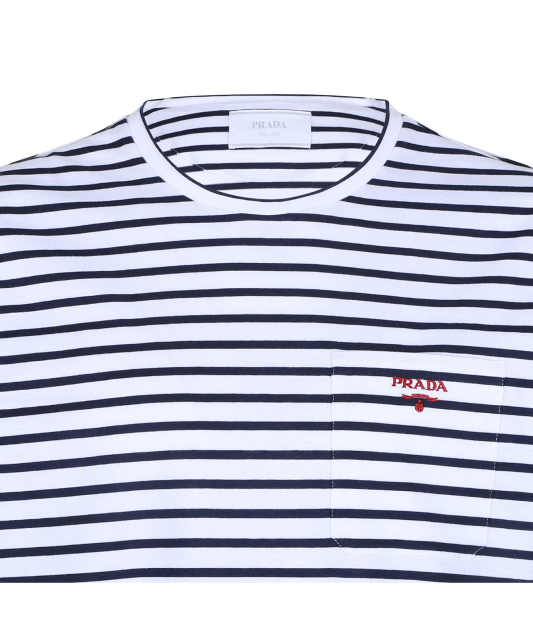 PRADA Мульти хлопковая футболка, фото 3