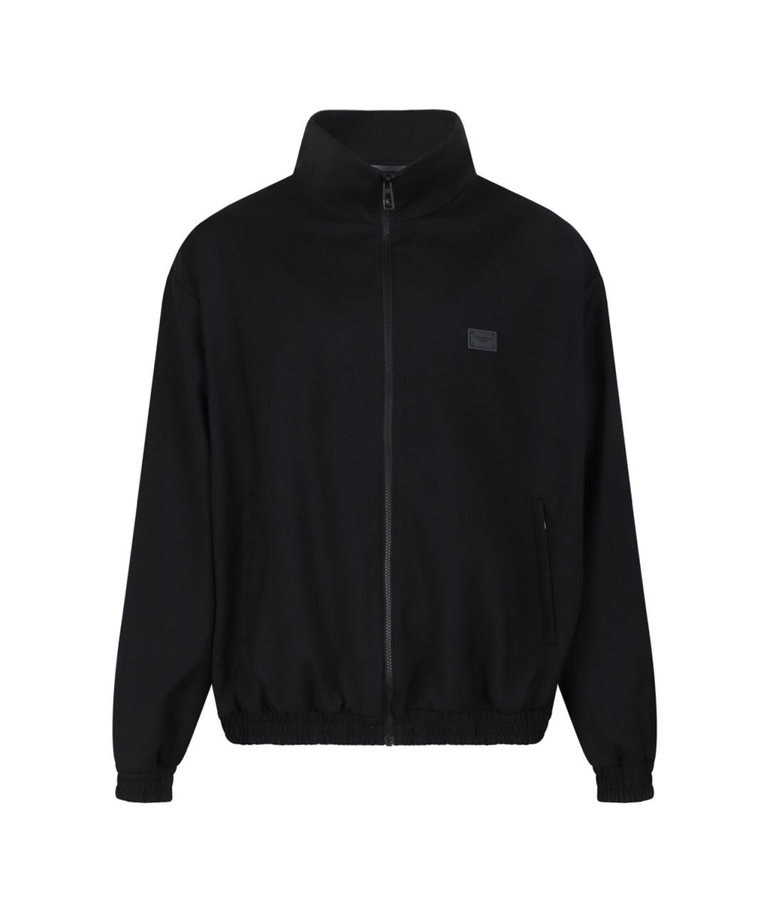 DOLCE&GABBANA Черная шерстяная куртка, фото 1