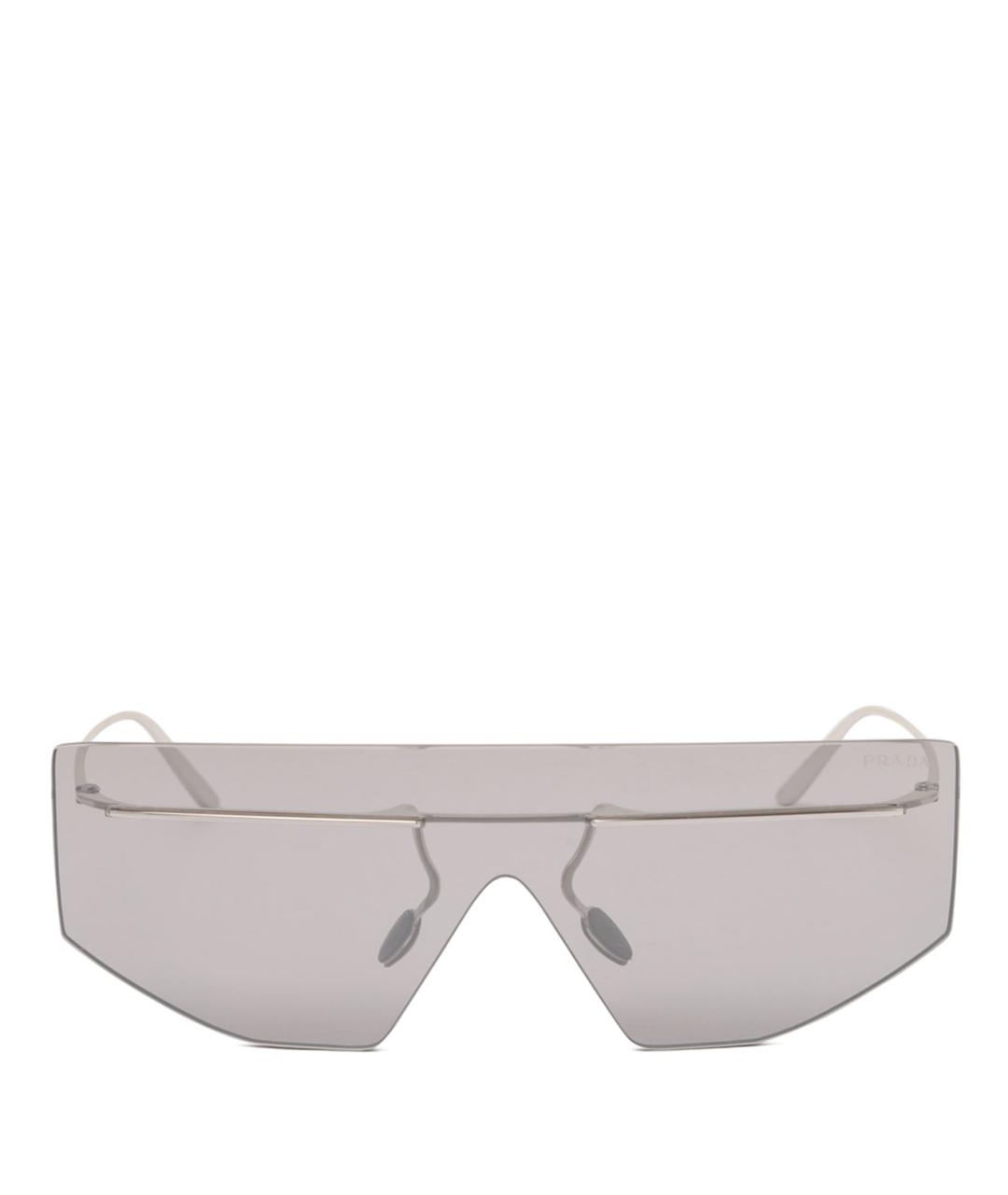 PRADA Фиолетовые металлические солнцезащитные очки, фото 1