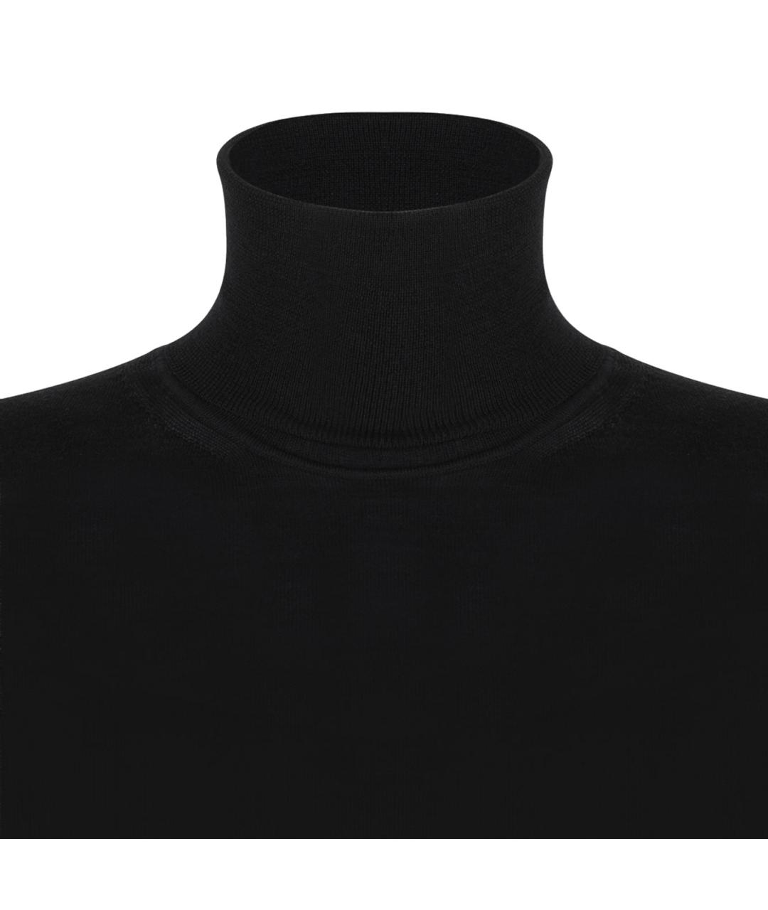 GOLDEN GOOSE DELUXE BRAND Черный шерстяной джемпер / свитер, фото 3