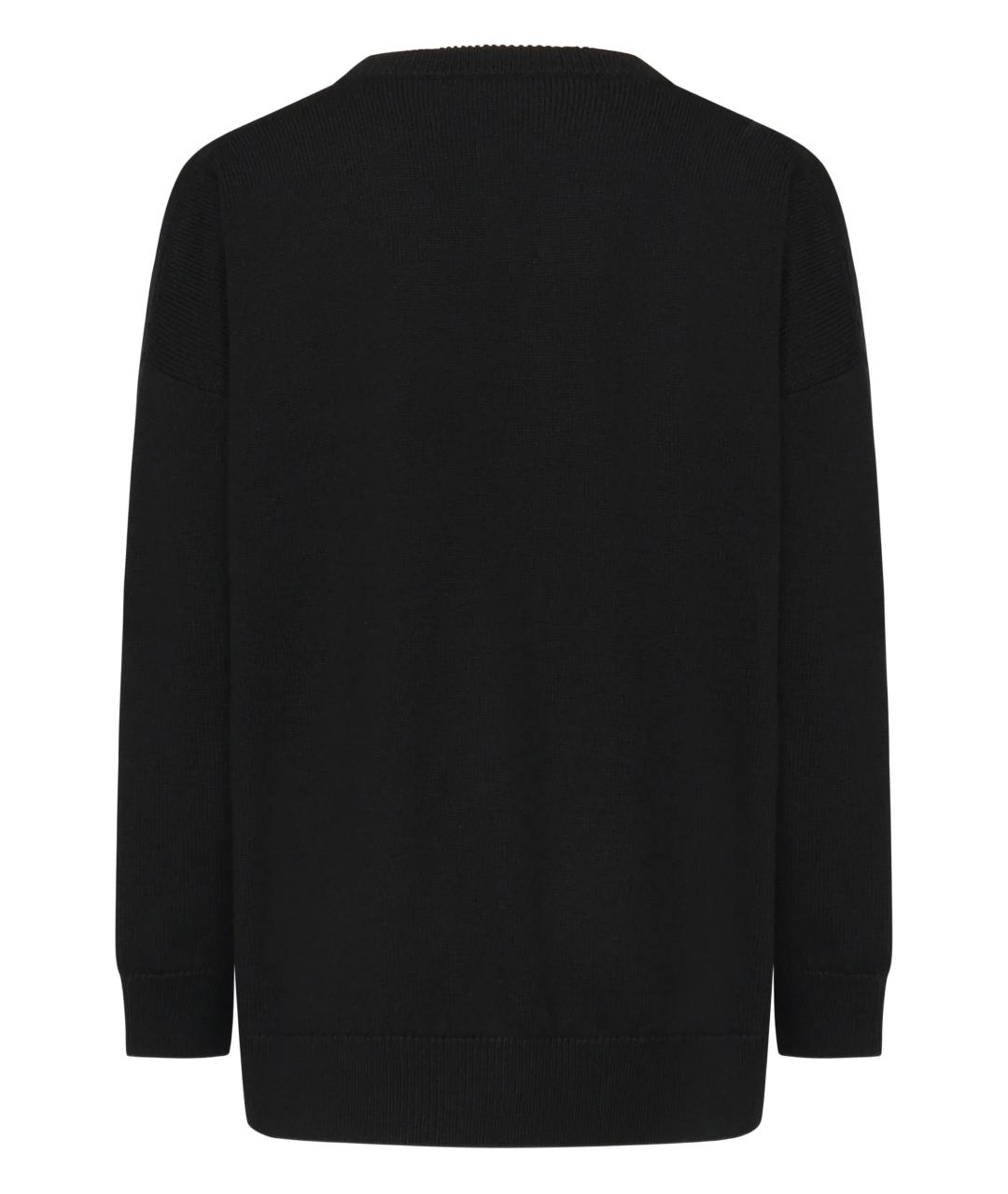 DOLCE&GABBANA Черный шерстяной кардиган, фото 2