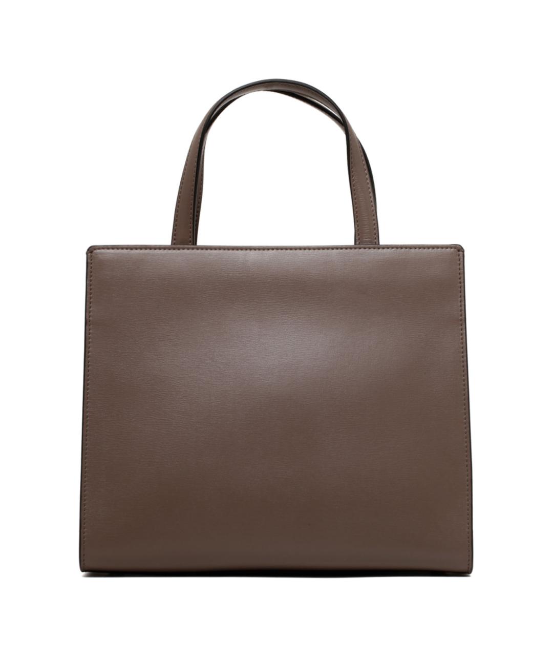 FERRAGAMO Коричневая кожаная сумка тоут, фото 2