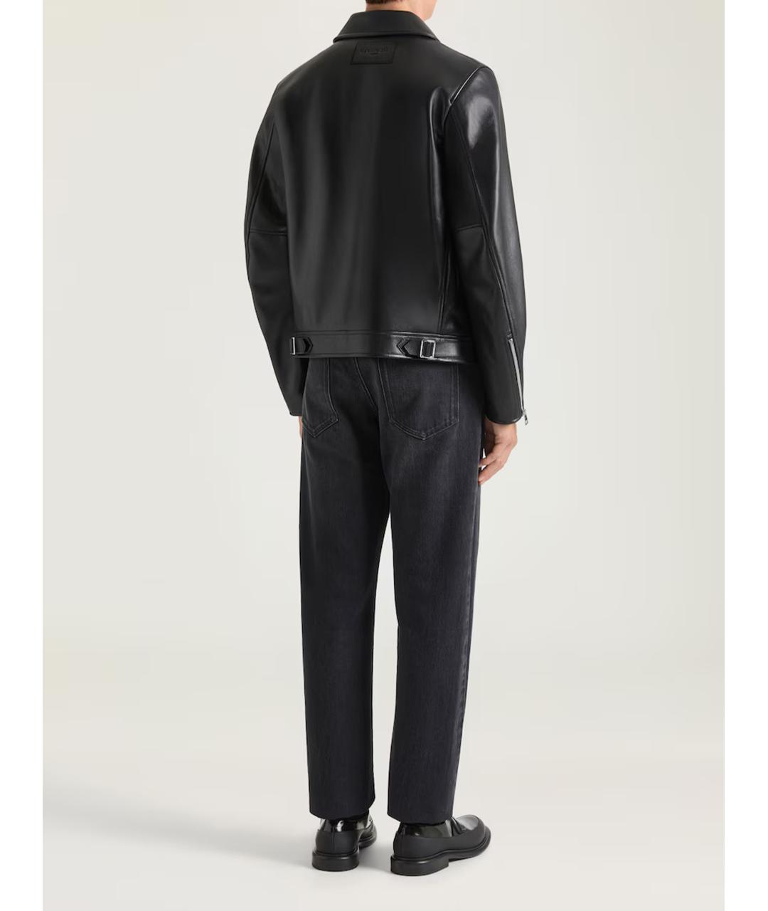 GIVENCHY Черные хлопковые прямые джинсы, фото 3