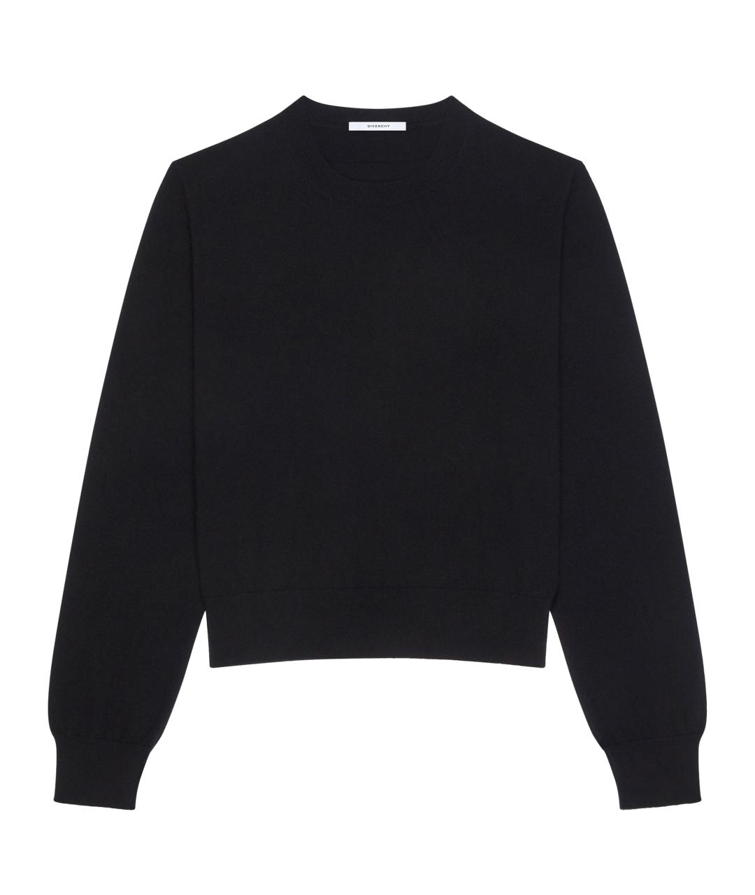 GIVENCHY Черный кашемировый джемпер / свитер, фото 1