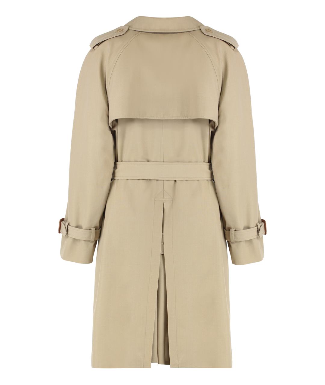 CELINE Бежевое хлопковое пальто, фото 2