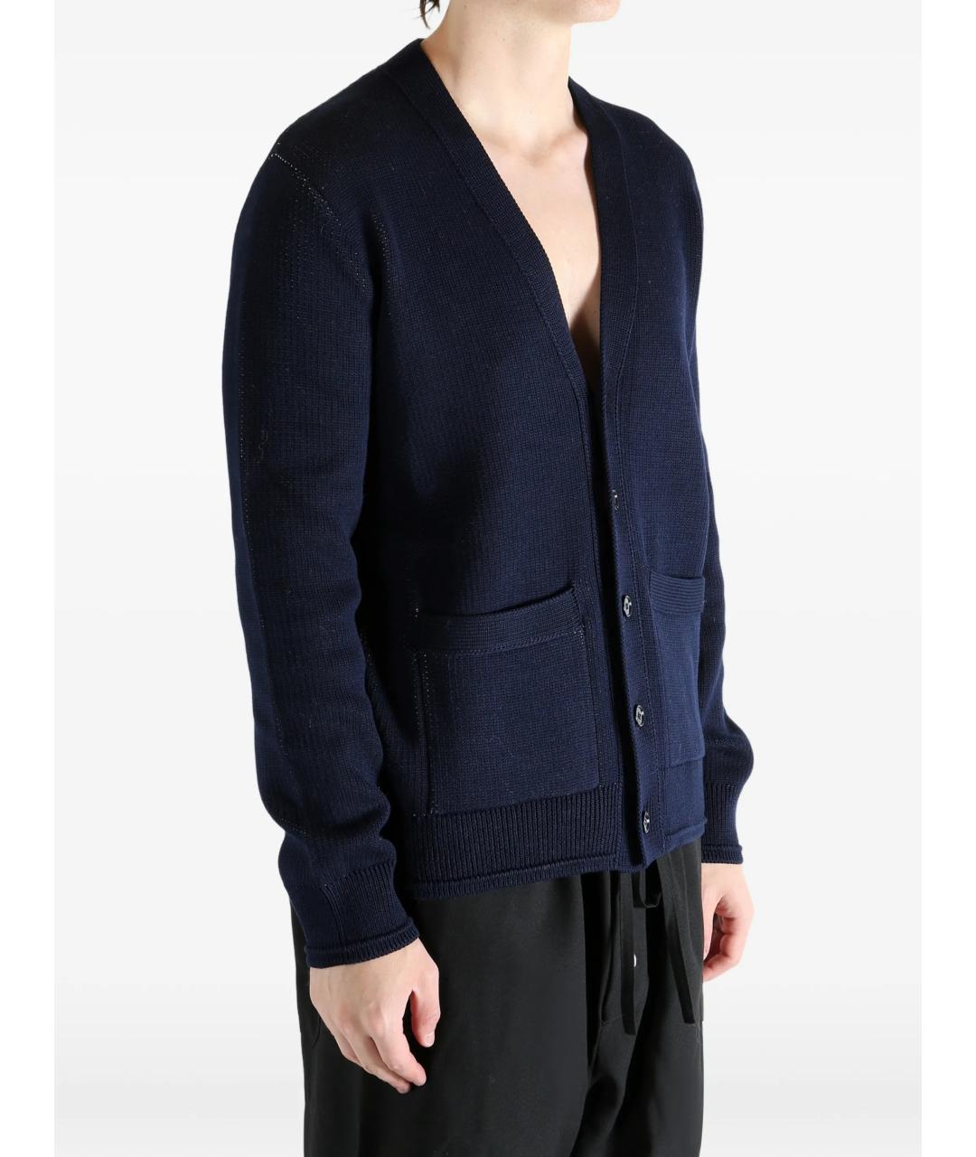 GIVENCHY Синий хлопковый кардиган, фото 3