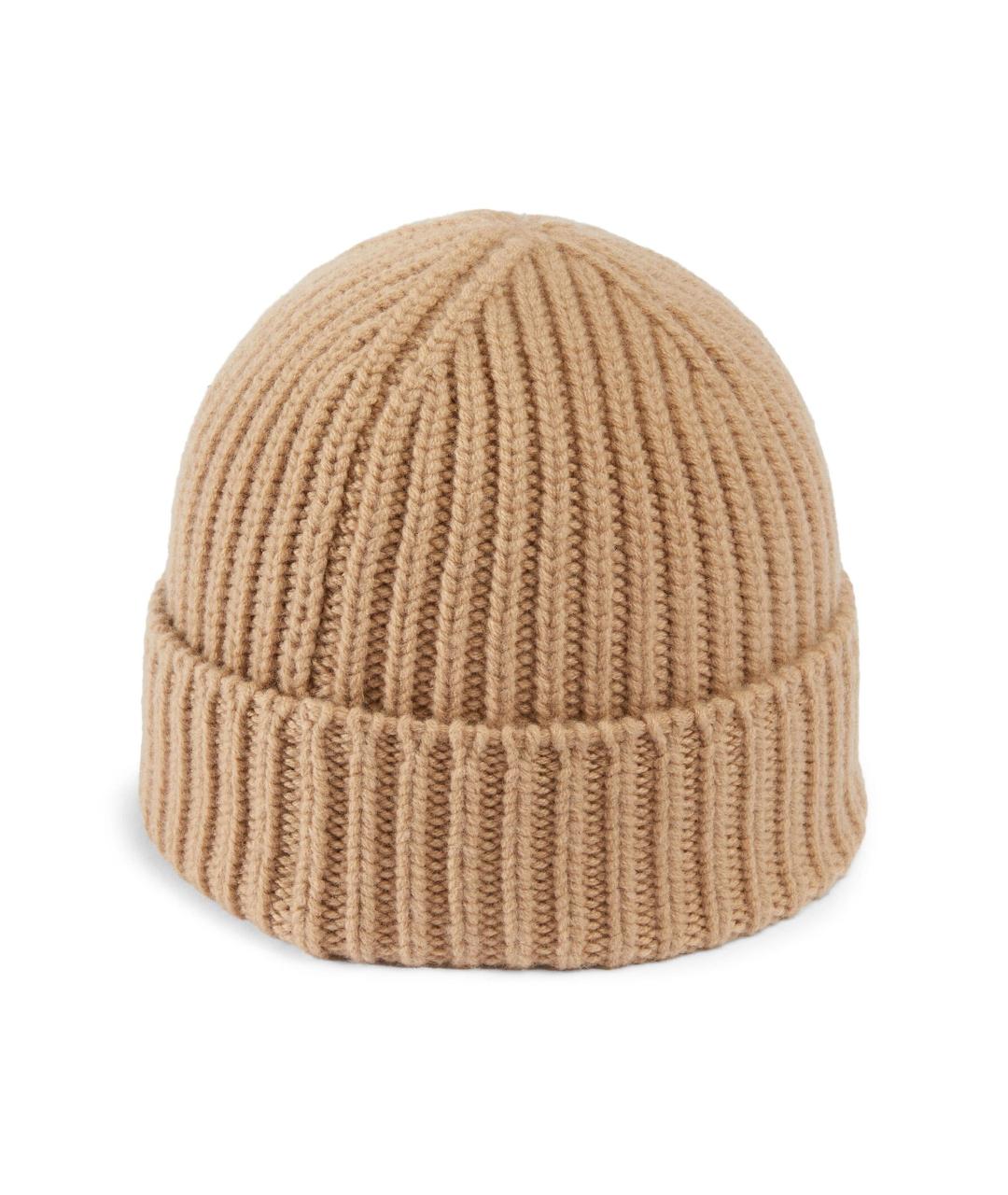 GUCCI Коричневая шерстяная шапка, фото 2