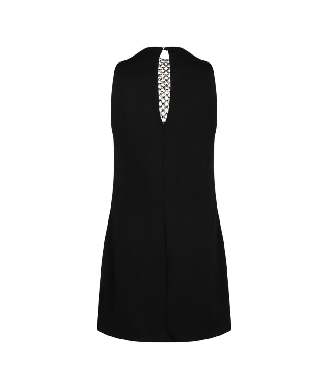 THE ATTICO Черное полиэстеровое вечернее платье, фото 2