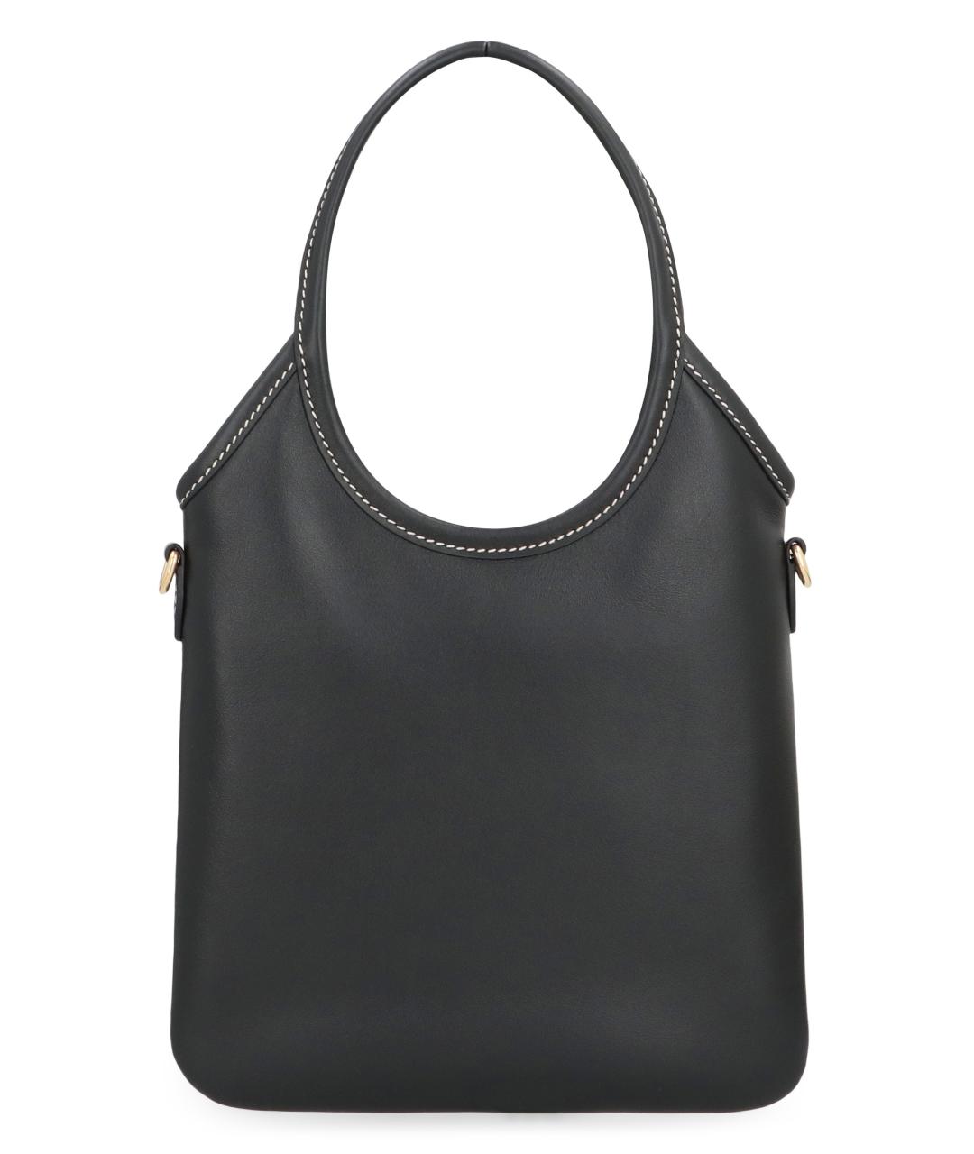 MIU MIU Черная кожаная сумка тоут, фото 3