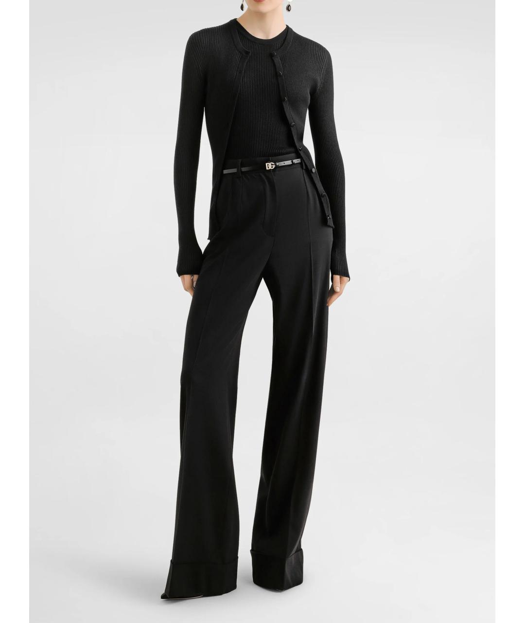 DOLCE&GABBANA Черный кашемировый кардиган, фото 2