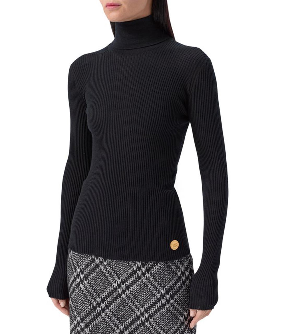 DOLCE&GABBANA Черный кашемировый джемпер / свитер, фото 2