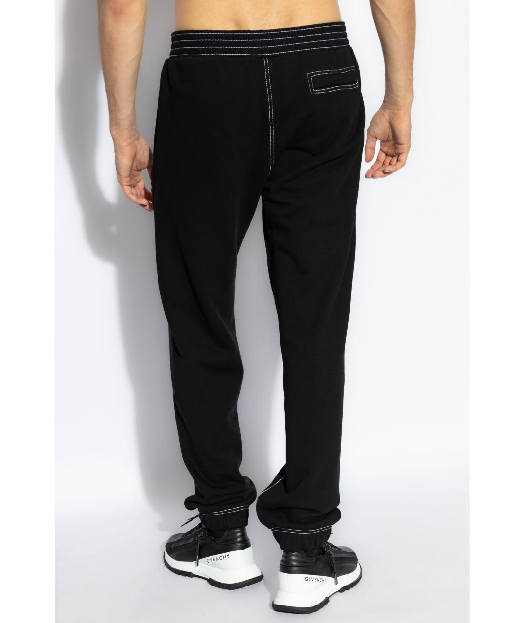 GIVENCHY Черные хлопковые повседневные брюки, фото 4