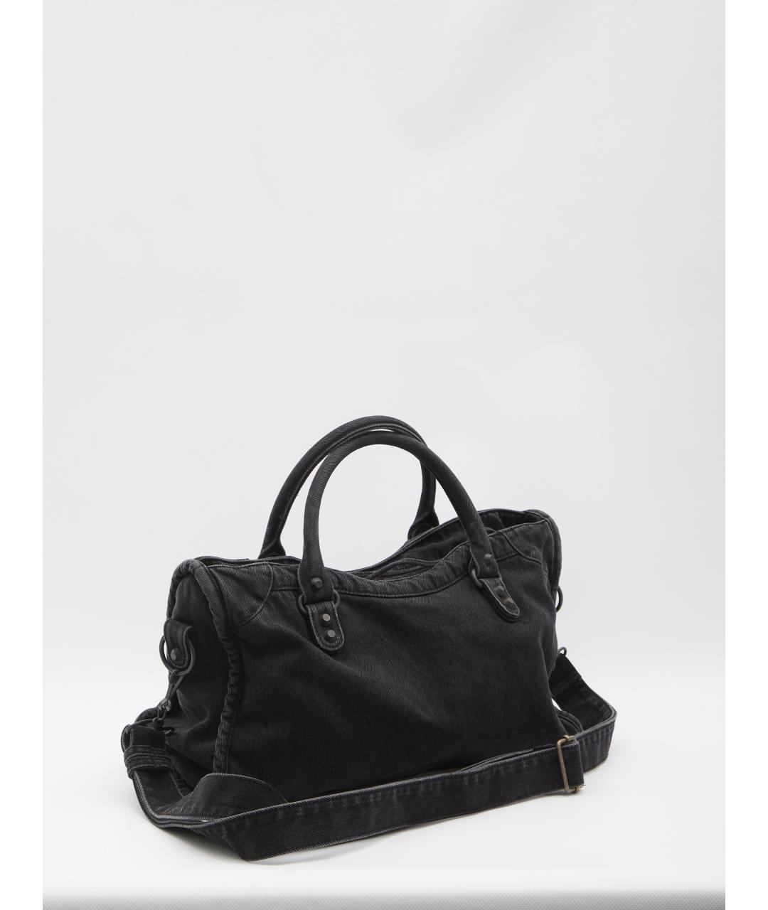 BALENCIAGA Черная сумка с короткими ручками, фото 3