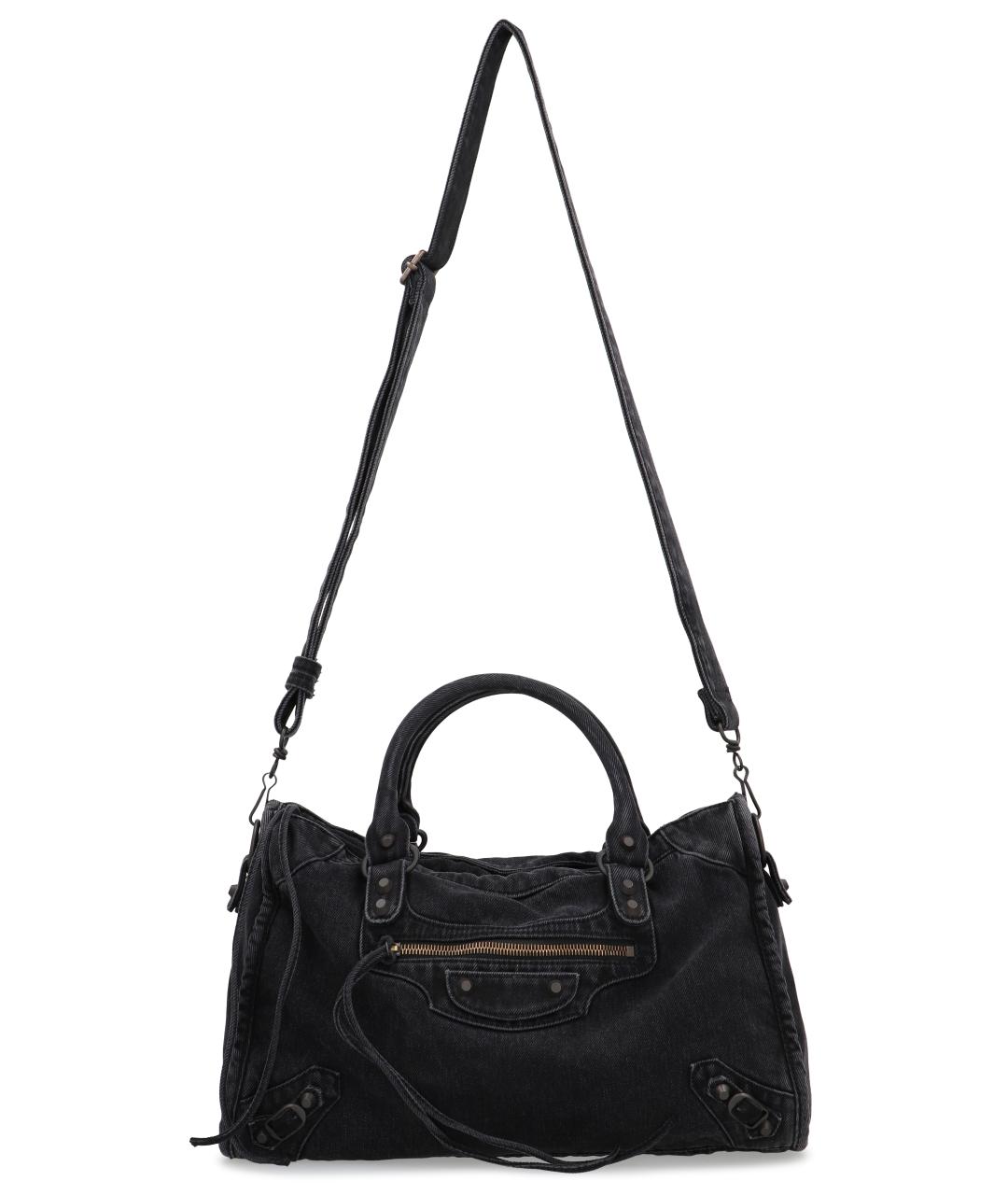 BALENCIAGA Черная сумка с короткими ручками, фото 1