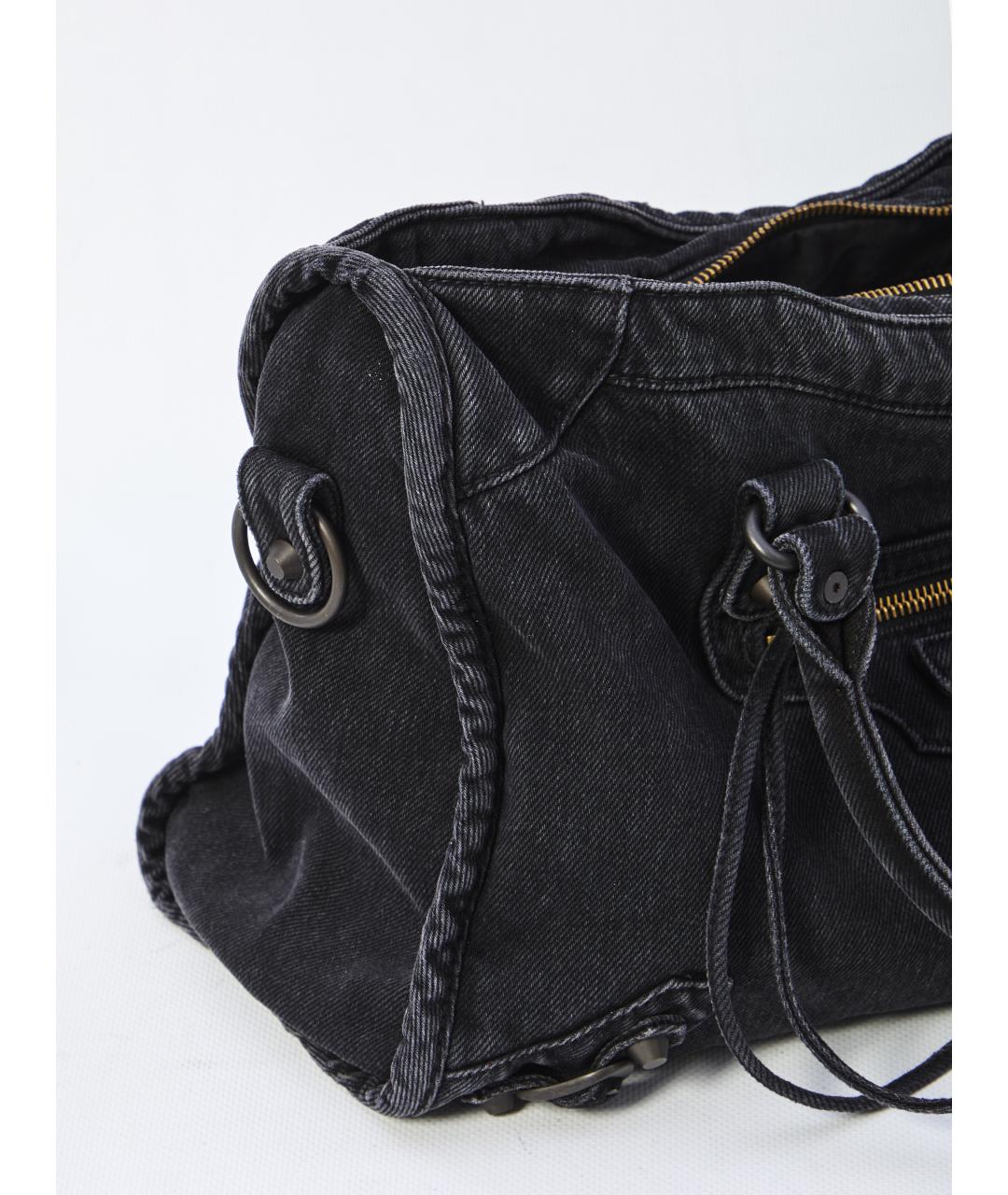 BALENCIAGA Черная сумка с короткими ручками, фото 5
