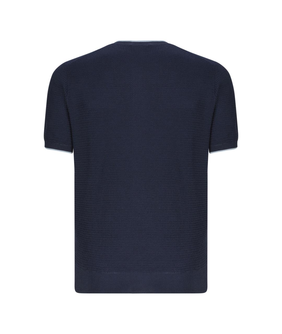 PRADA Синий шелковый джемпер / свитер, фото 2