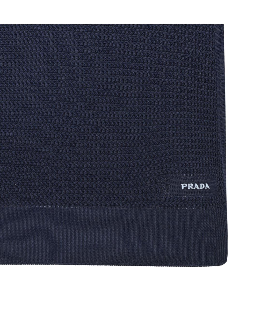 PRADA Синий шелковый джемпер / свитер, фото 4