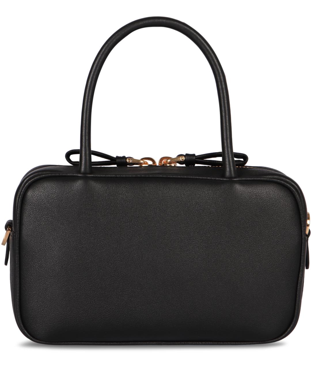 PRADA Черная кожаная сумка с короткими ручками, фото 4