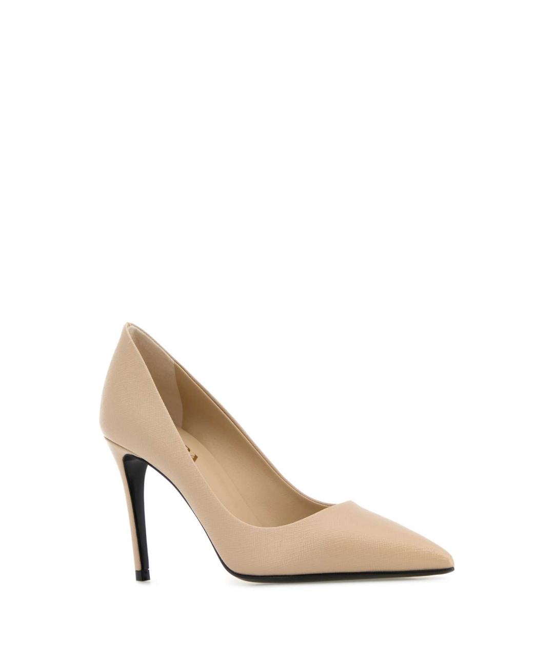 PRADA Бежевые кожаные туфли, фото 2