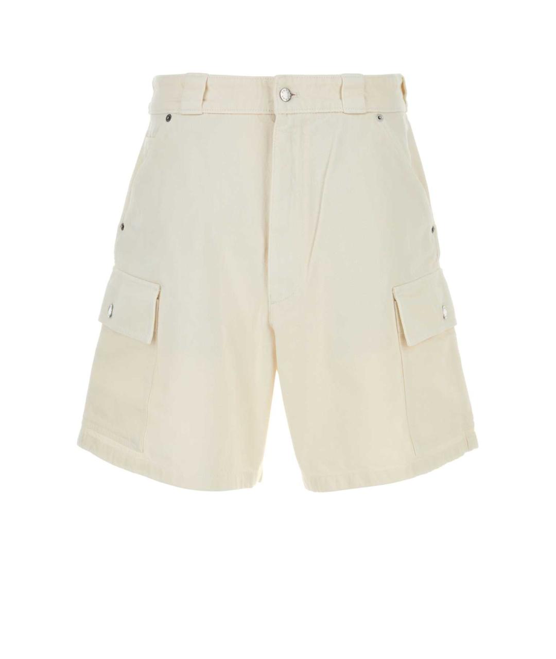 PRADA Белые хлопковые шорты, фото 1