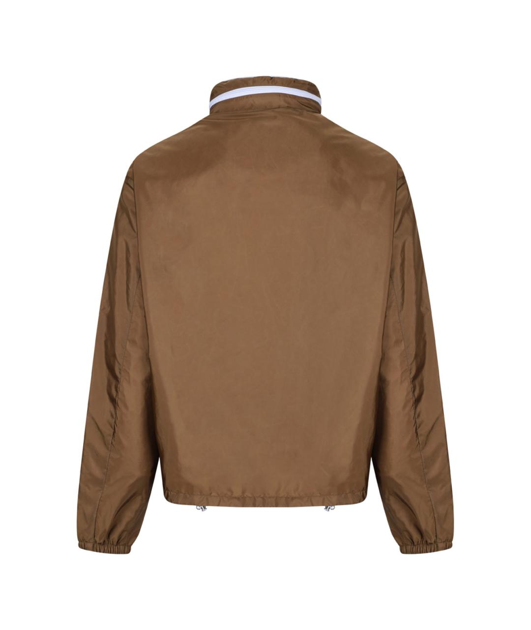 PRADA Коричневая полиамидовая куртка, фото 2