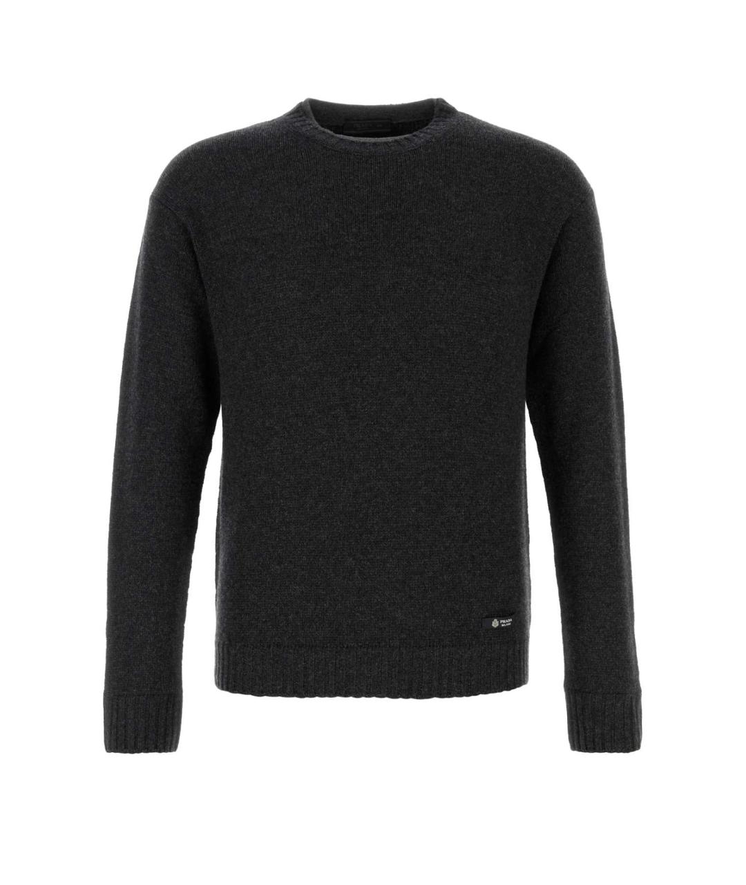 PRADA Серый кашемировый джемпер / свитер, фото 1