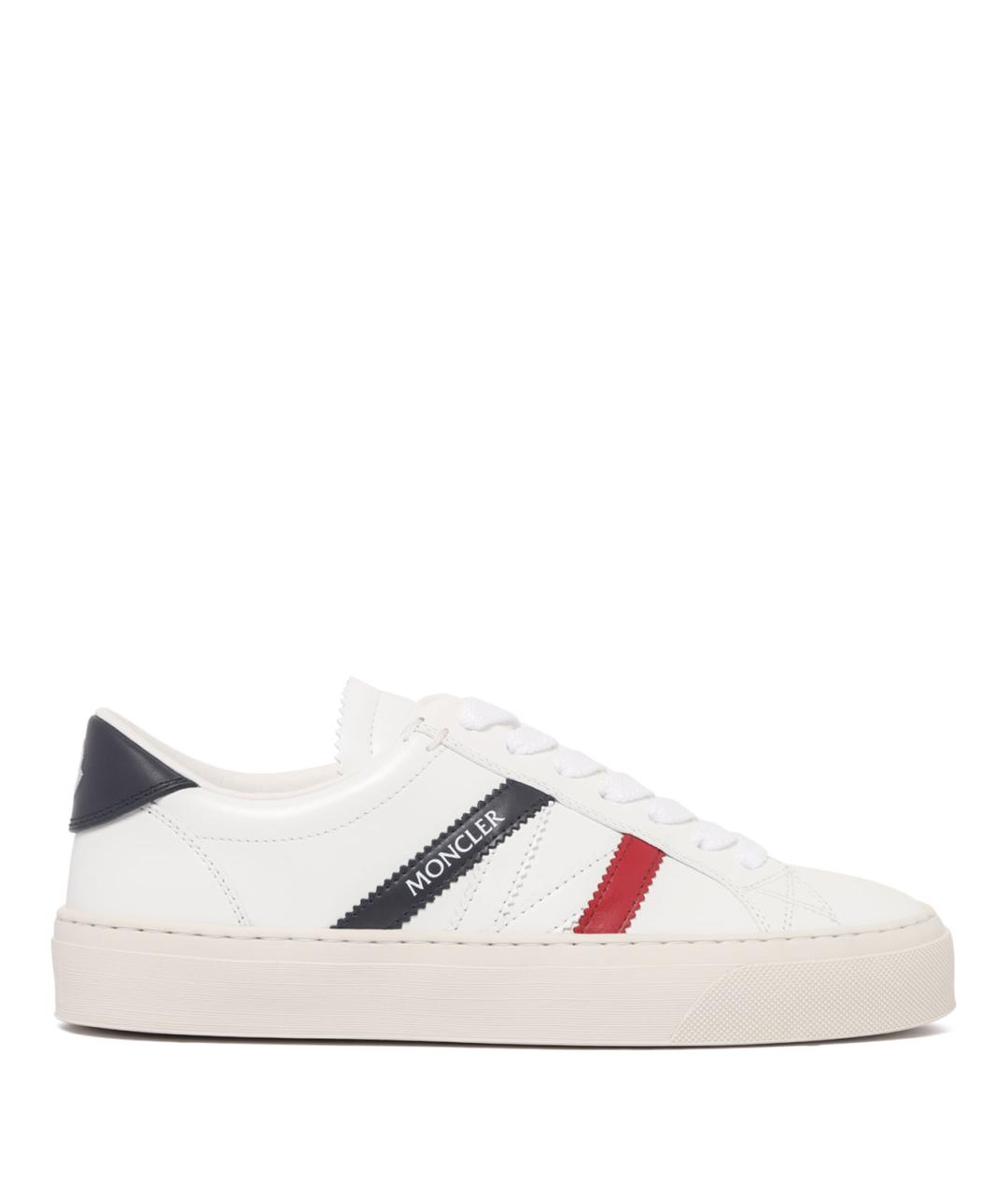 MONCLER Мульти кожаные кроссовки, фото 1
